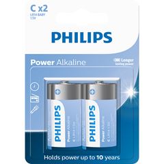 Bateria Philips Alcalina 1.5 C Lr14p2b 2un