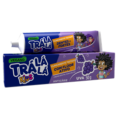 Creme Dental Infantil Tra La La Com Fluor Uva 50g