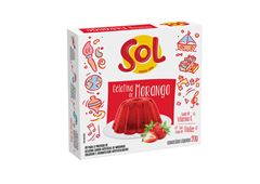 Gelatina Sol Morango 20g