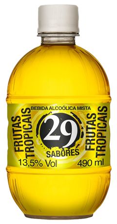 Bebida Alcoolica 29 Frutas Tropicais Pet 490ml