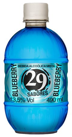 Bebida Alcoolica 29 Blueberry Pet 490ml