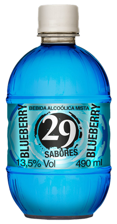 Bebida Alcoolica 29 Blueberry Pet 490ml