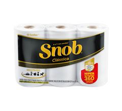 Papel Toalha Snob Branca 120fls 3un