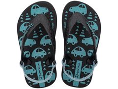Sandalia Ipanema Classic Baby Masc Preto/Preto/Verde