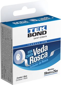 Fita Veda Rosca Tekbond 18mmx25m