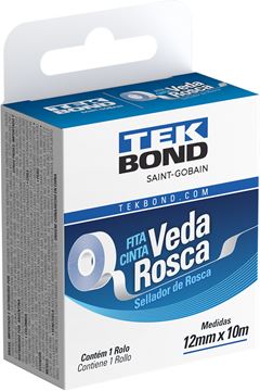 Fita Veda Rosca Tekbond 12mmx10m