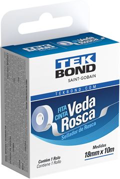 Fita Veda Rosca Tekbond 18mmx10m