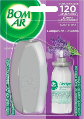 Odorizante Bom Ar Aparelho Click + Refil Lavanda 12ml