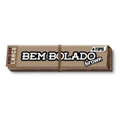 Papel Seda Tabaco Bem Bolado Brown King Com Tips 35fls
