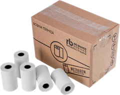 Bobina Pdv Rio Branco 57mmx15m Termica Branco