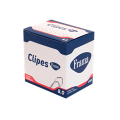 Clipe Frama 8/0 Galvanizado 180un