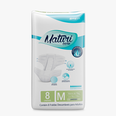 Fralda Geriatrica Maturi Care Regular M 08un