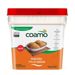 Margarina Coamo Com Sal 70% Balde 14,5kg