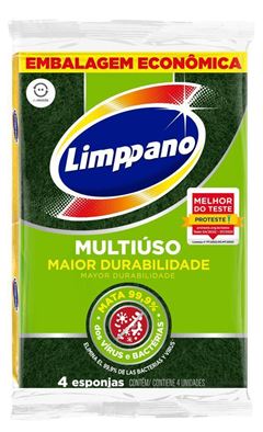 Esponja Multiuso Limppano 4un