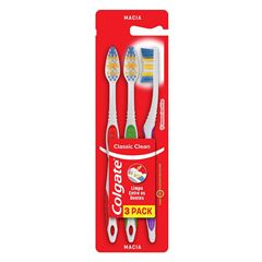 Escova Dental Colgate Classic Clean 3un