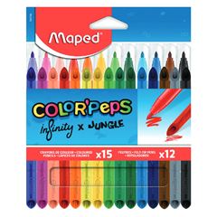 Lapis De Cor Maped Colorpeps Infinity 15 Cor + Canet 12 Cor