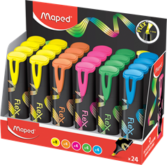 Marca Texto Maped Fluopeps Flex Cores Sortidas