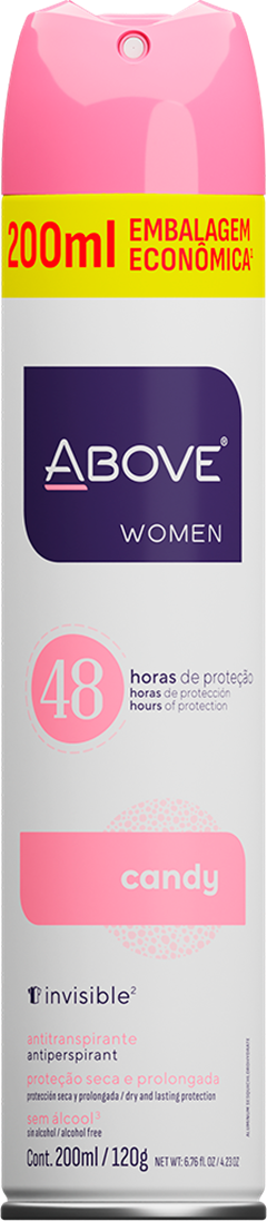 Desodorante Aerossol Above Feminino Candy 200ml