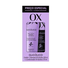 Kit Ox Glicolico Shampoo 200ml + Condicionador 170ml