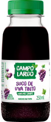 Suco Campo Largo Uva Tinto Pet 250ml