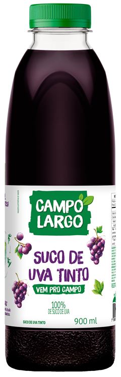 Suco Campo Largo Uva Tinto Pet 900ml