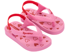 Sandalia Ipanema Classica Fem Baby Rosa/Rosa/Vermelho