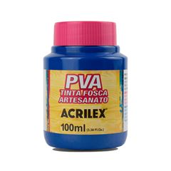 Tinta Artesanato Acrilex 100ml Azul Turquesa Fosca