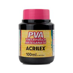 Tinta Artesanato Acrilex 100ml Preto Fosca