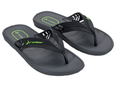 Sandalia Rider Moving Masc Adulto Grafite/Preto/Verde