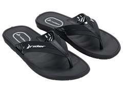 Sandalia Rider Moving Masc Adulto Preto/Branco