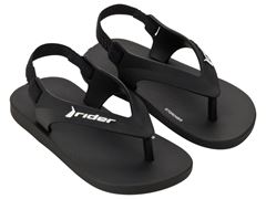 Sandalia Rider Feel Masc Baby Preto/Preto/Branco