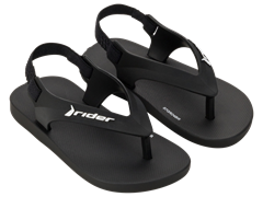 Sandalia Rider Feel Masc Baby Preto/Preto/Branco