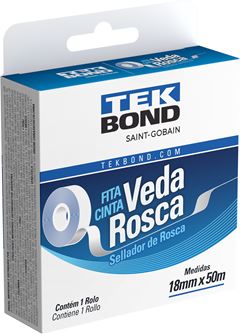 Fita Veda Rosca Tekbond 18mmx50m