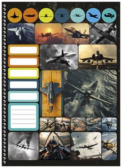 Caderno Animativa Universitario Air Attack Cd 20m 320fls