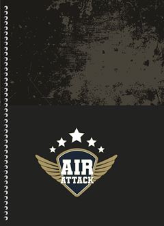 Caderno Animativa Universitario Air Attack Cd 20m 320fls