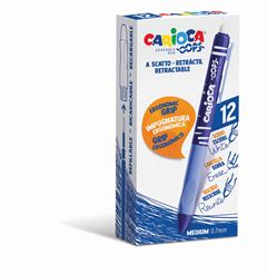 Caneta Apagavel Carioca 0.7mm Azul