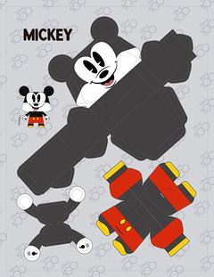 Paper Toys Animativa Pixar Com 3 Cartoes Sortidos