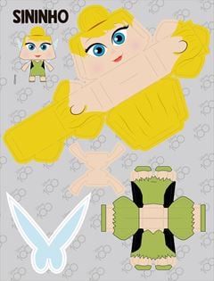 Paper Toys Animativa Pixar Com 3 Cartoes Sortidos