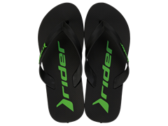 Sandalia Rider Fell Masc Adulto Preto/Preto/Verde