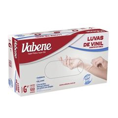 Luva Vabene Vinil Sem Po G 100un