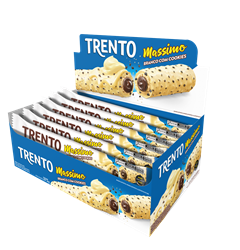 Chocolate Trento Massimo Branco Com Cookies 375g