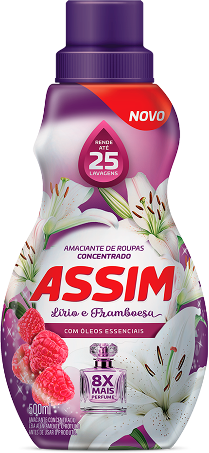 Amaciante Concentrado Assim Roxo 500ml
