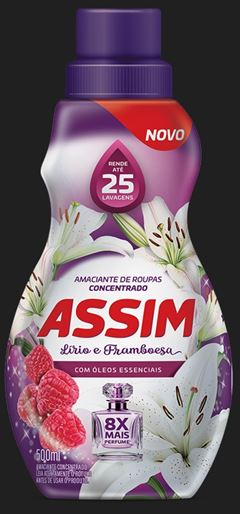 Amaciante Concentrado Assim Roxo 500ml