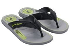 Sandalia Rider Start Masc Adulto Cinza/Preto/Verde