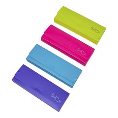 Estojo Plastico Polibras Neon Sortido