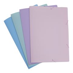 Pasta Elastico Polibras Oficio Tons Pasteis Sortidos