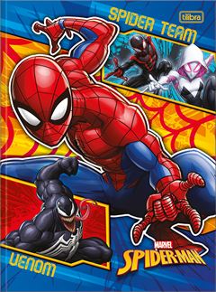 Caderno Tilibra Universitario Spiderman Cd Cost 80fls