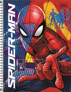 Caderno Tilibra Spiderman Universitario Cd 1m 80fls