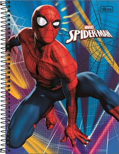 Caderno Tilibra Spiderman Universitario Cd 10m 160fls