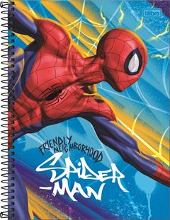Caderno Tilibra Spiderman Universitario Cd 10m 160fls